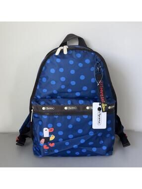 Lesportsac Animals Duck Snoopy Route Small Backpack NWT
